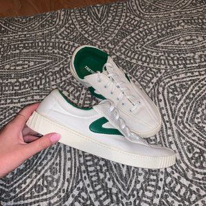 Green & White Tretorn Nylite Plus